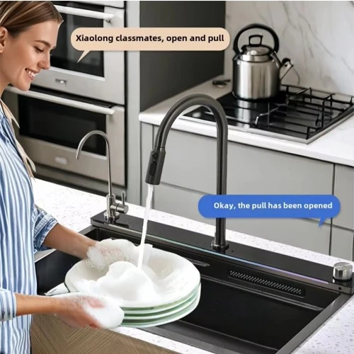 Voice-controlled Stainless Steel Sink factory