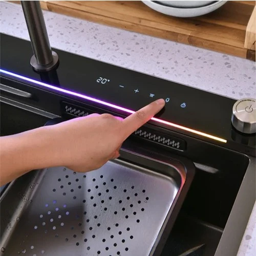 Voice-controlled Stainless Steel Sink best